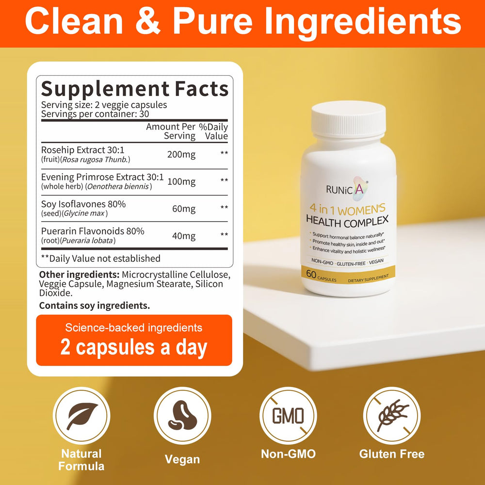 Soy isoflavones plant-based estrogen support