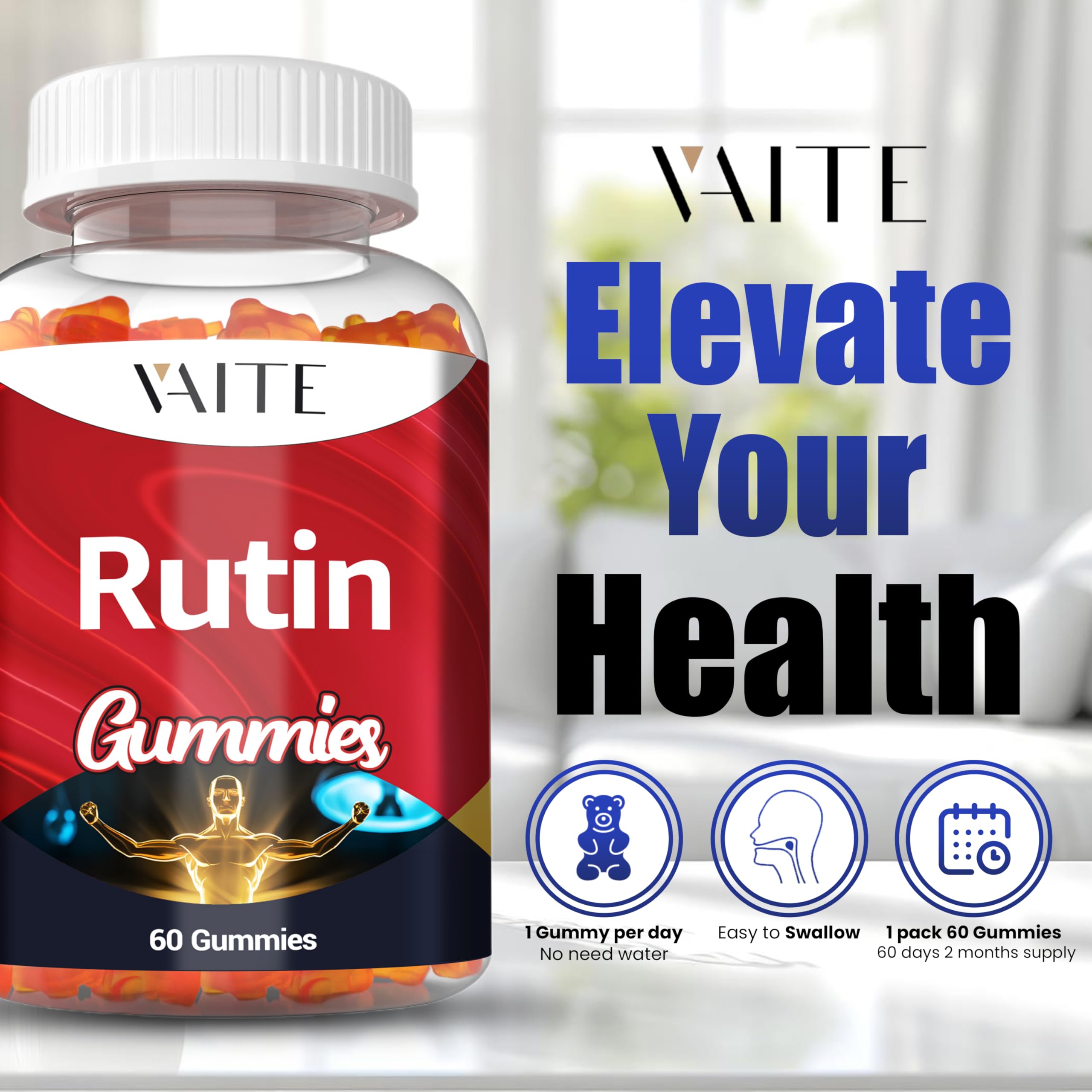 Active legs support gummies with rutin and bioflavonoids – image 4