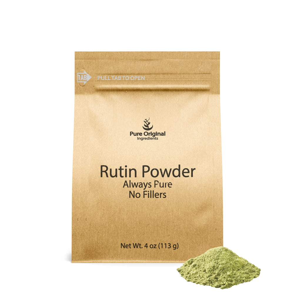 Front view of Pure Original Ingredients Rutin Powder 4 oz