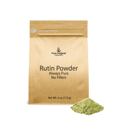 Front view of Pure Original Ingredients Rutin Powder 4 oz