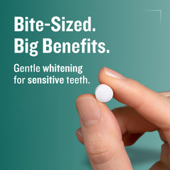 Fluoride-free travel toothpaste tabs for sensitive teeth