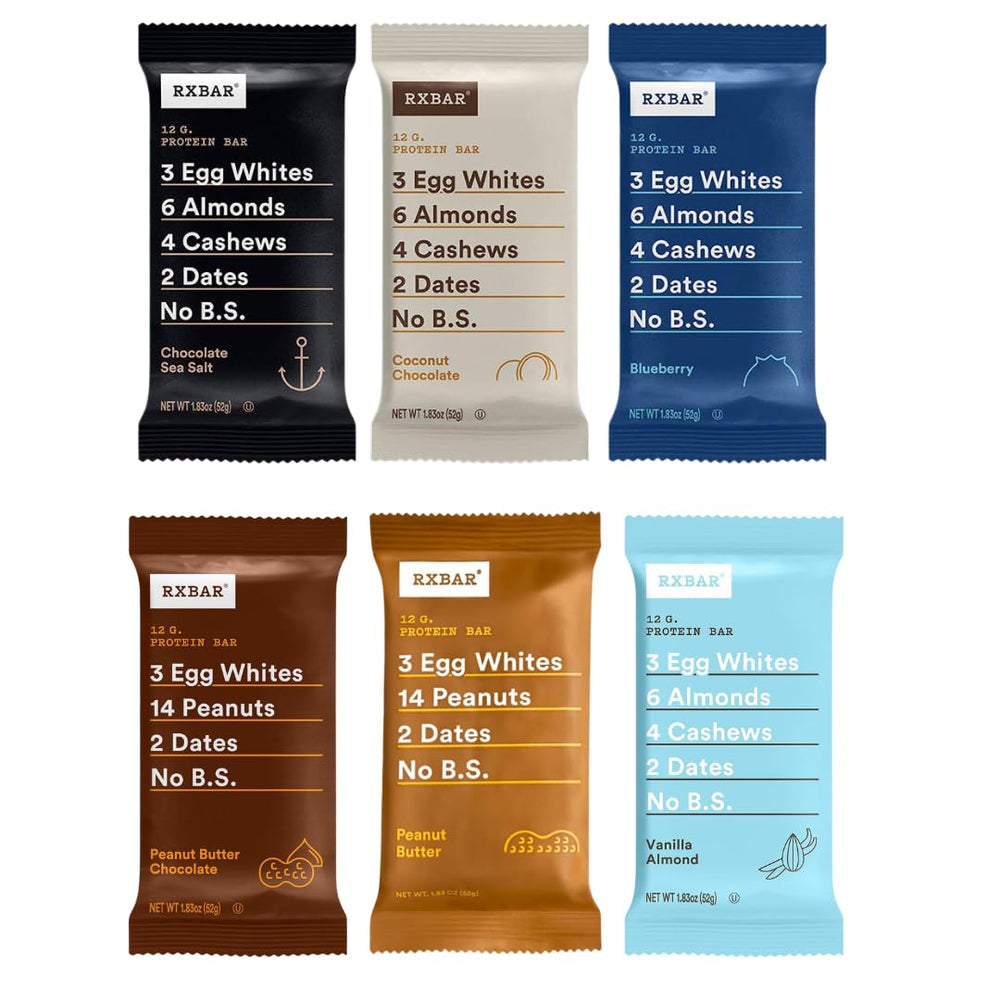 RX-BAR Assorted Variety Pack, Gluten Free, 30 Count