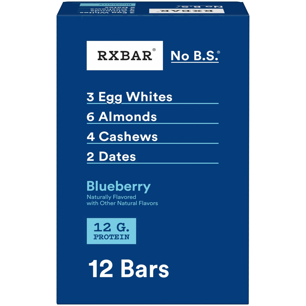 RXBAR Blueberry Protein Bar - 12g protein, gluten free