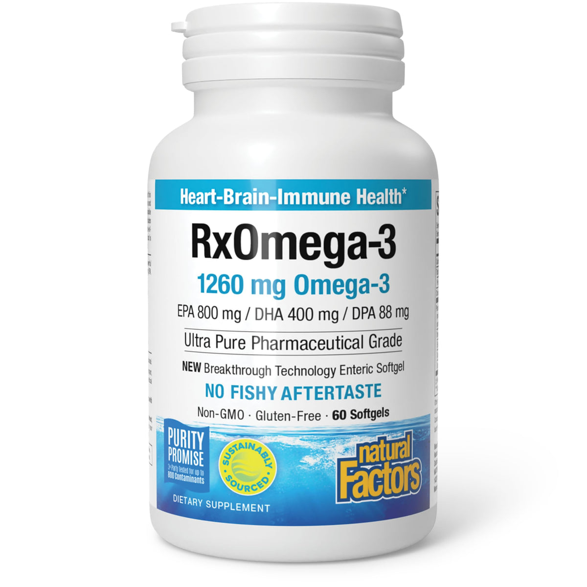 RxOmega-3 bottle front view