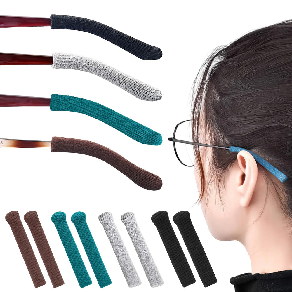 Ryetvok anti-slip glasses ear cushion packaging showing 4-pair set