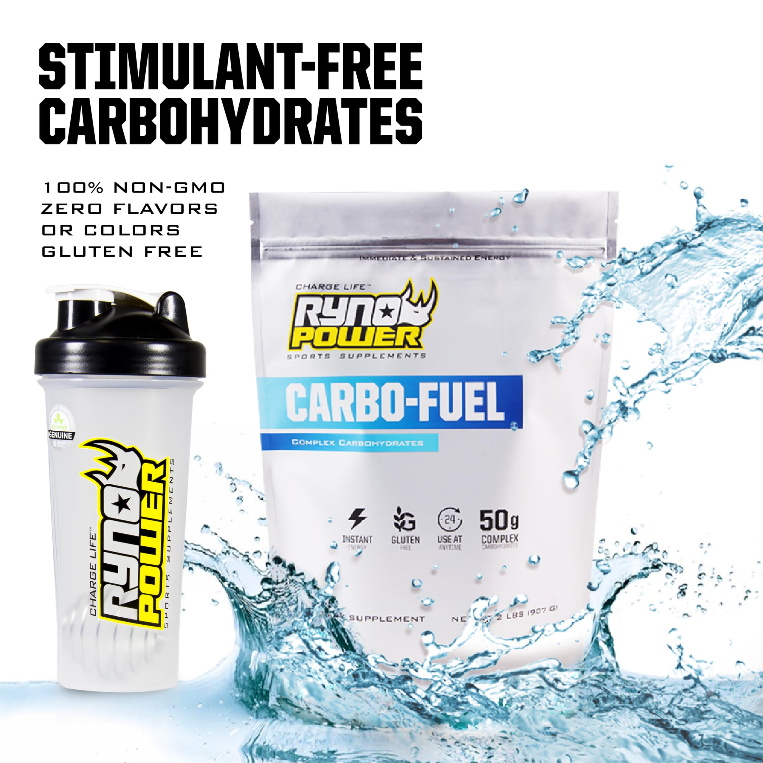 Close-up of Carbo-Fuel powder and scoop