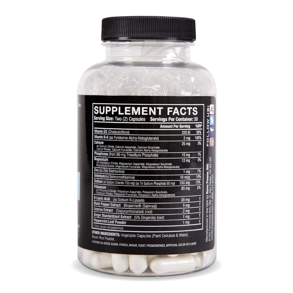 Nutrition facts and supplement details on the bottle label