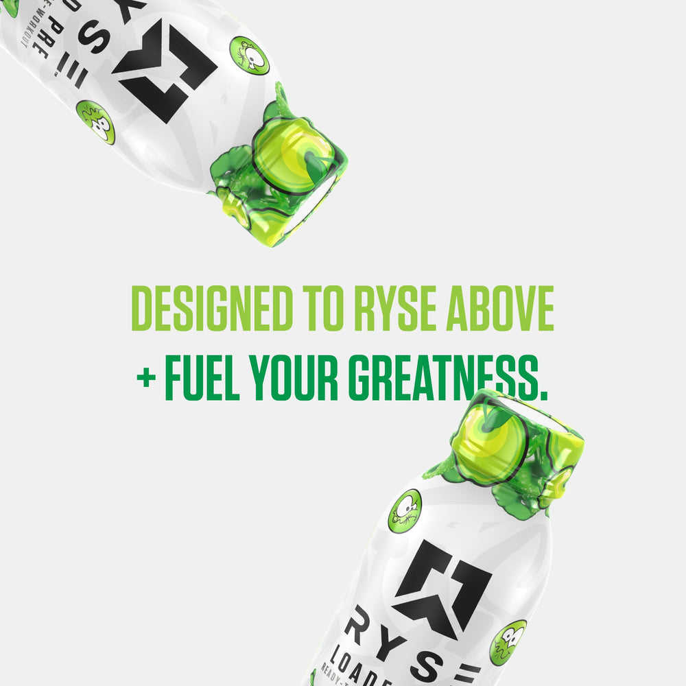 RYSE Loaded ingredients panel closeup showing citrulline and nootropics benefits.