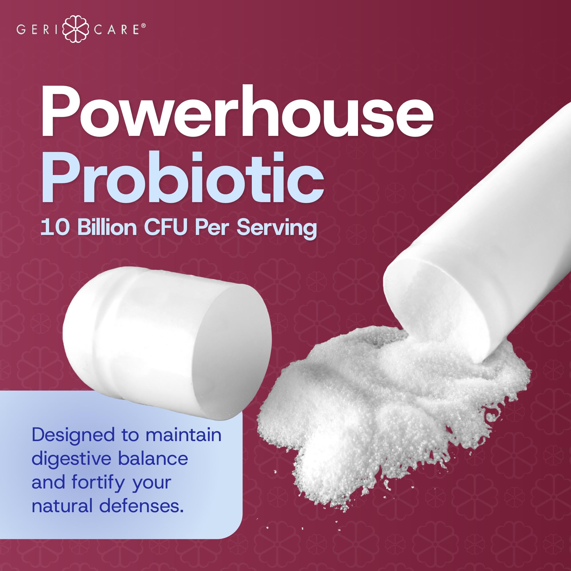 Vegan, non-GMO probiotic dietary supplement label