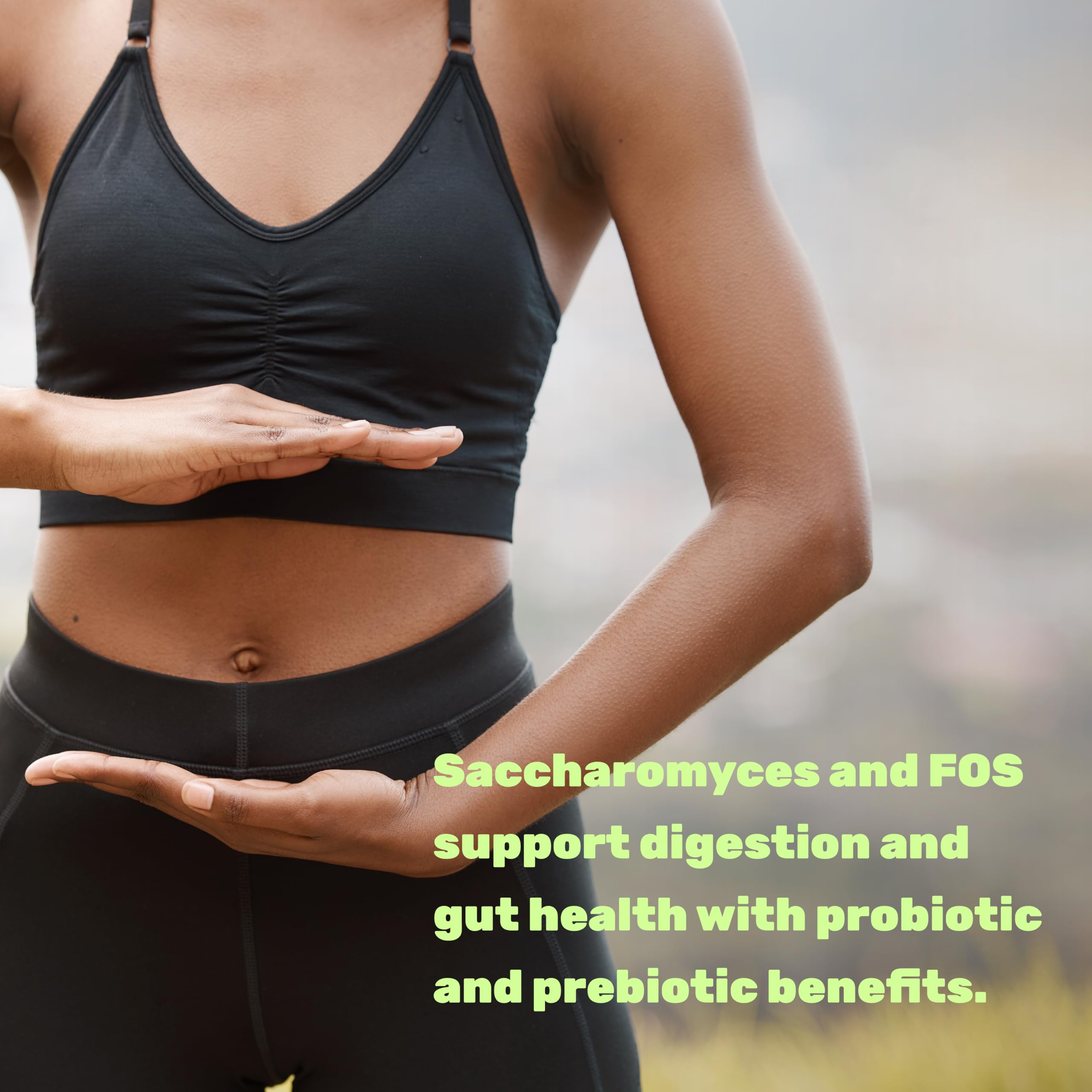 Capsules and the FOS (fructooligosaccharide) ingredient