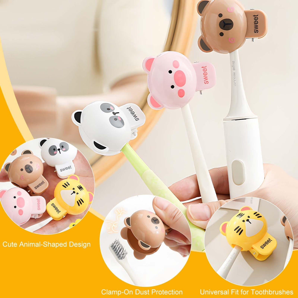 Sturdy ABS material close-up of sacxi toothbrush cover