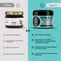 Over 85 trace minerals in SaeOf Shilajit