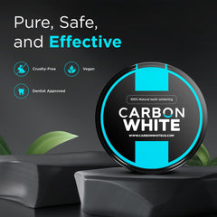 Safe for sensitive teeth - peroxide-free formula