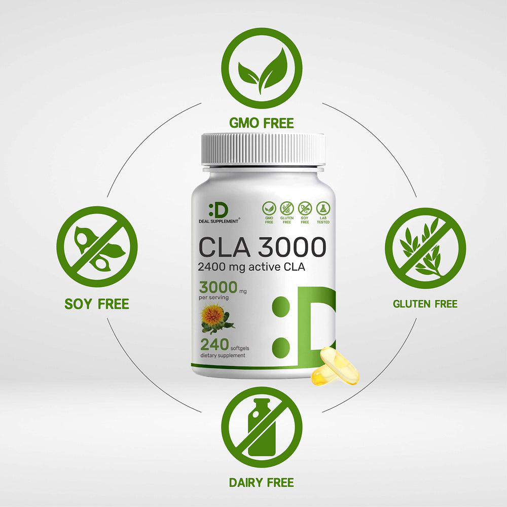 Safflower oil CLA ingredient illustration