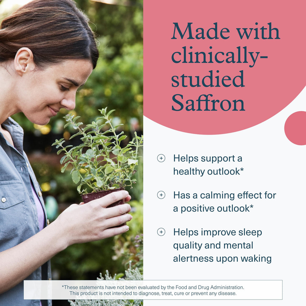 Saffron-ashwagandha-rhodiola ingredients illustration