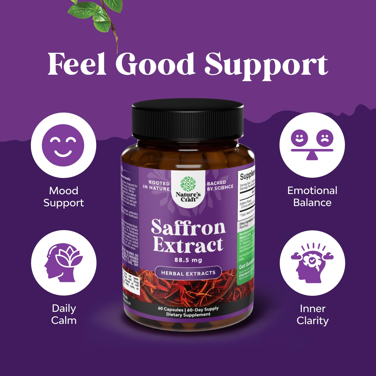 Close-up of saffron capsule texture