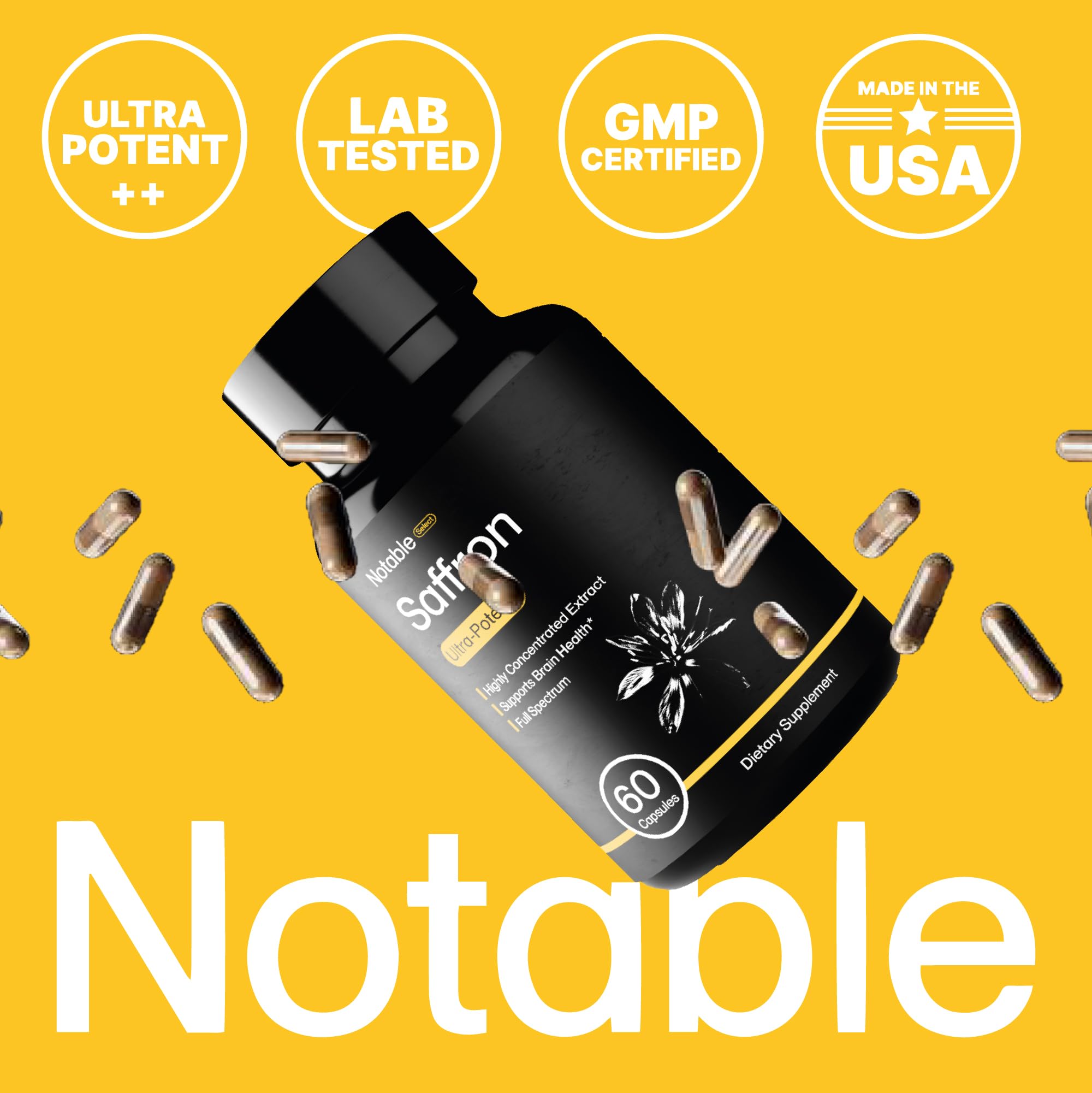 Full-spectrum saffron extract from Crocus sativus