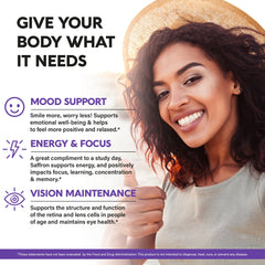 Pure saffron extract 88.5 mg capsule