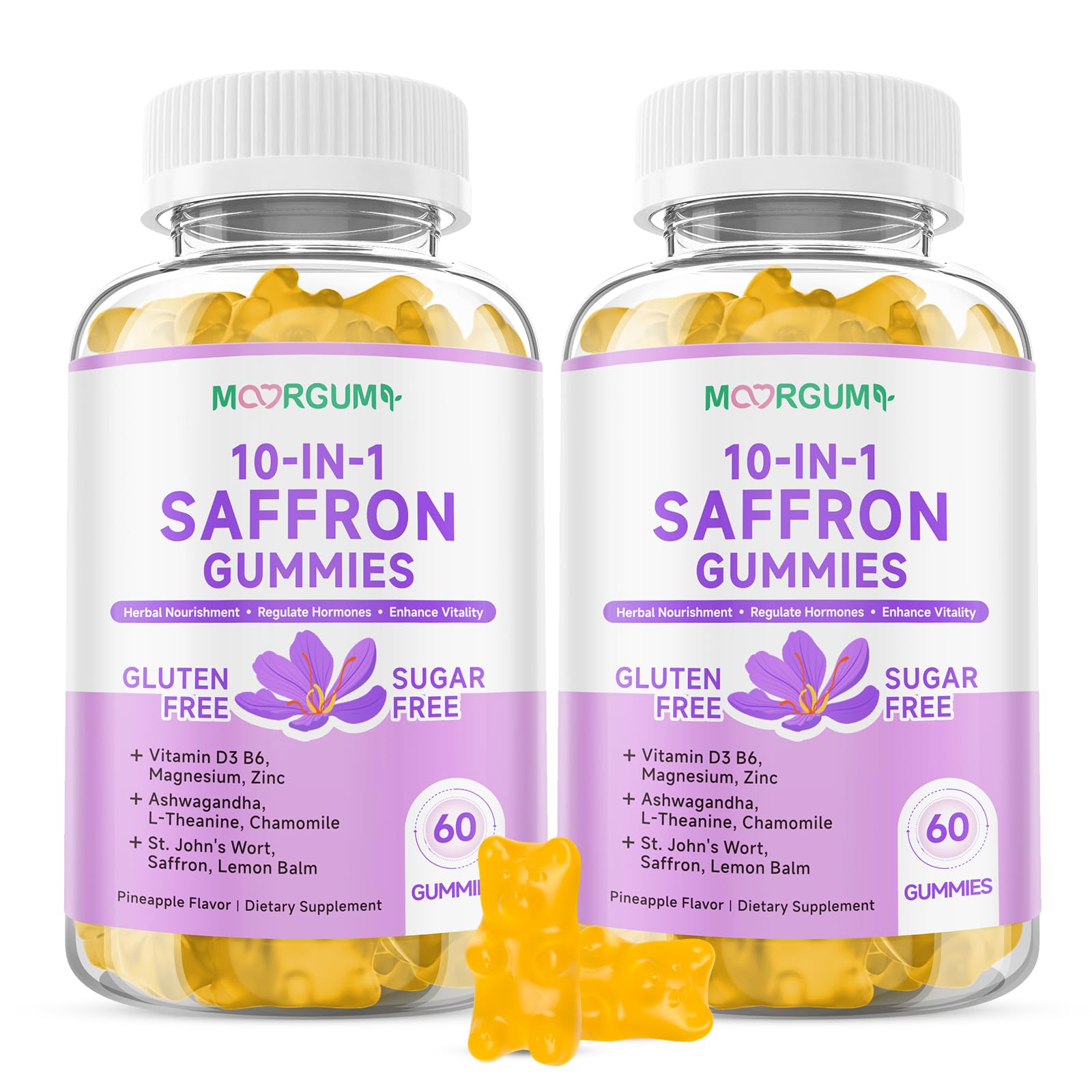 Hero image: Saffron Gummies for Adults, 120 count