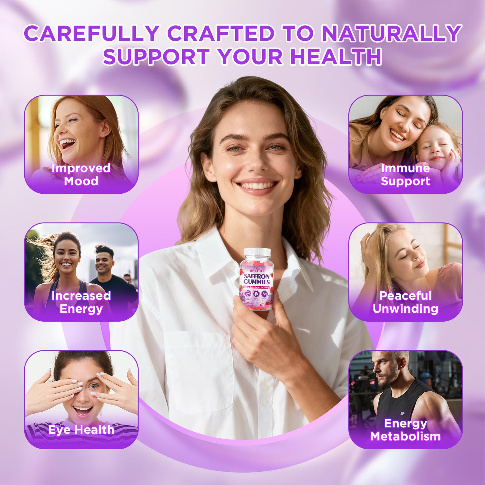 Gummies with Vitamin D3, B6, Magnesium, Zinc