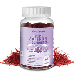 Saffron Gummies for kids and adults in pineapple flavor