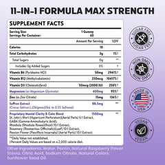 Mental clarity blend ingredients: St. John’s Wort, GABA, Rhodiola, Rosemary, Passion Flower