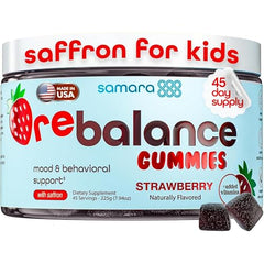 Saffron Gummies for Kids bottle and packaging