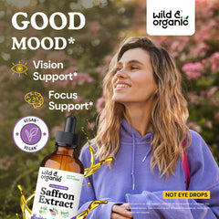 Icon representing mood, focus, and eye support from saffron tincture