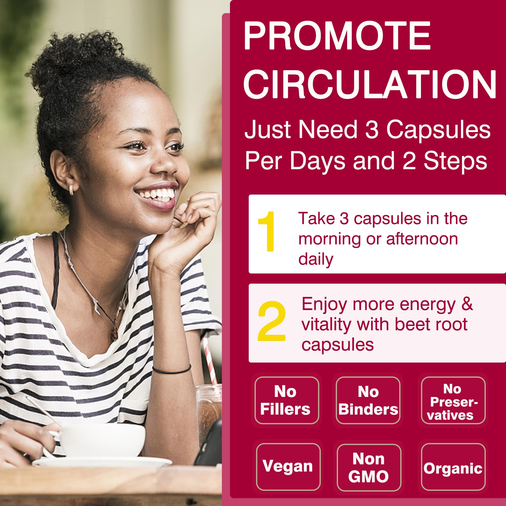 Safgumjel close-up of tablets showing non-GMO and vegan ingredients labeling.