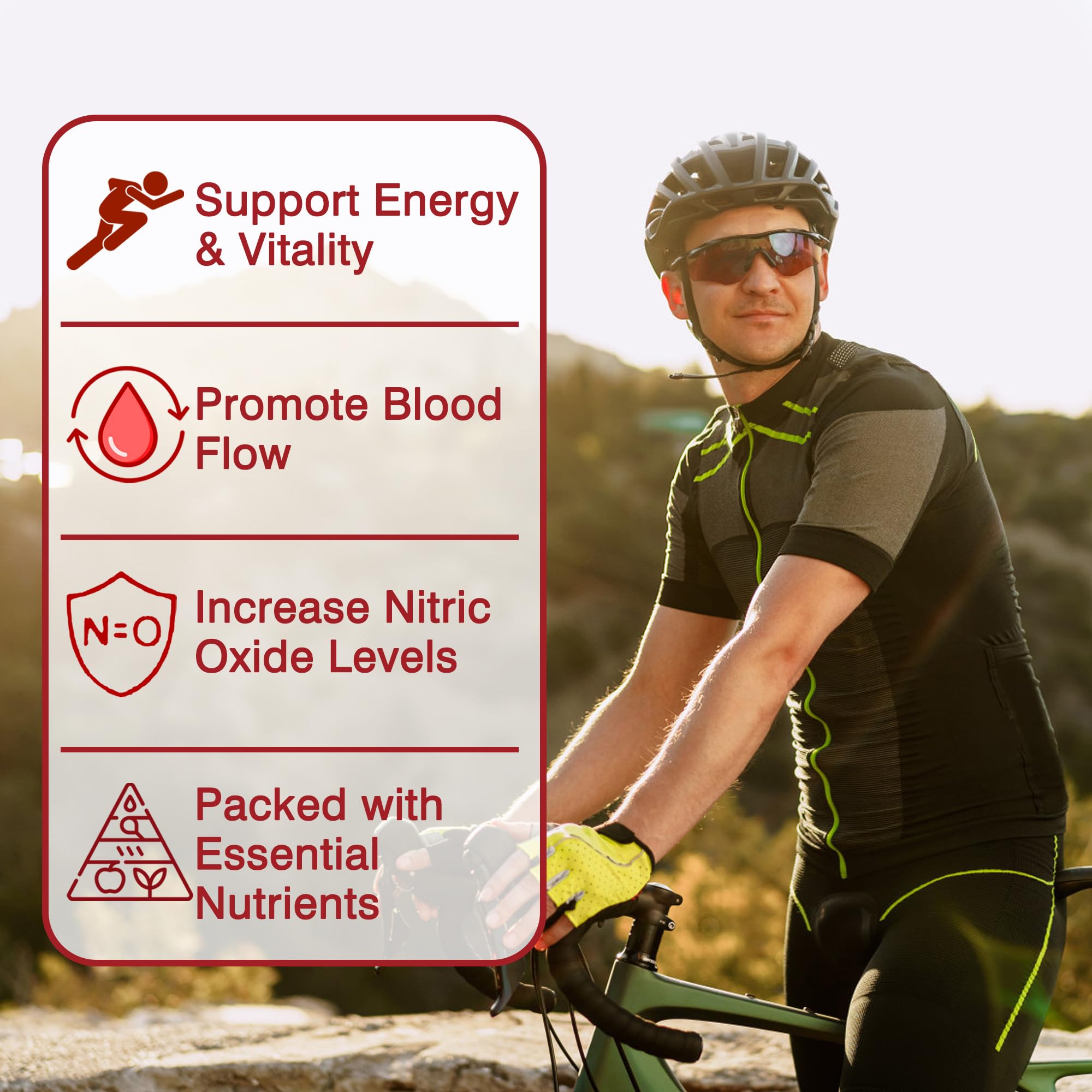 Safgumjel bottle with pomegranate extract visuals indicating polyphenols and antioxidant support.