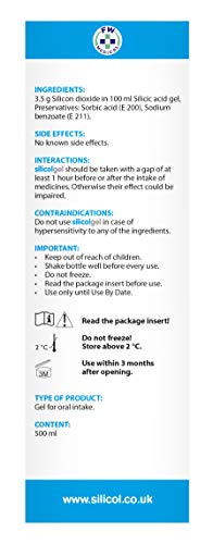 Saguna Silicol Gel 500ml packaging with branding