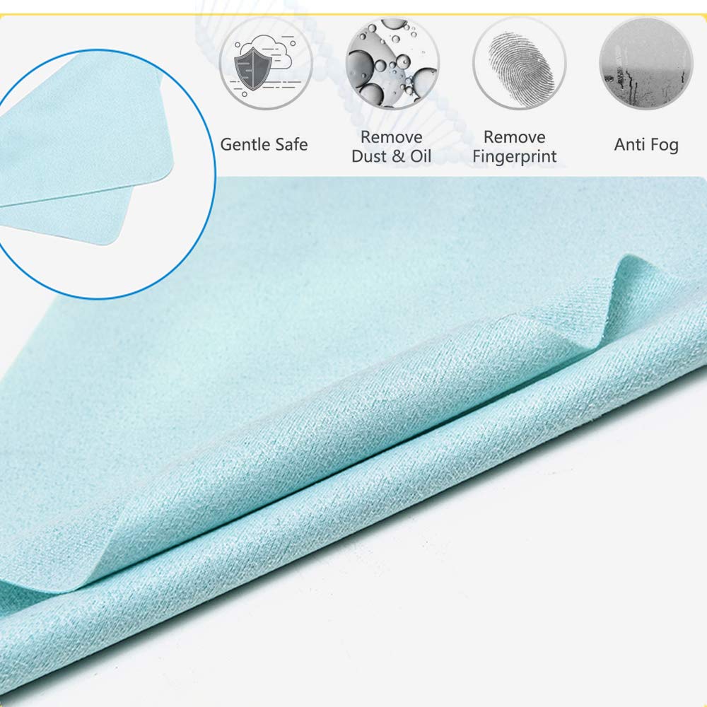 Using SAIGO Anti-Fog Cloth on eyeglasses