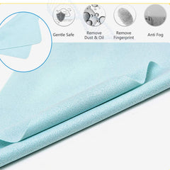 Using SAIGO Anti-Fog Cloth on eyeglasses
