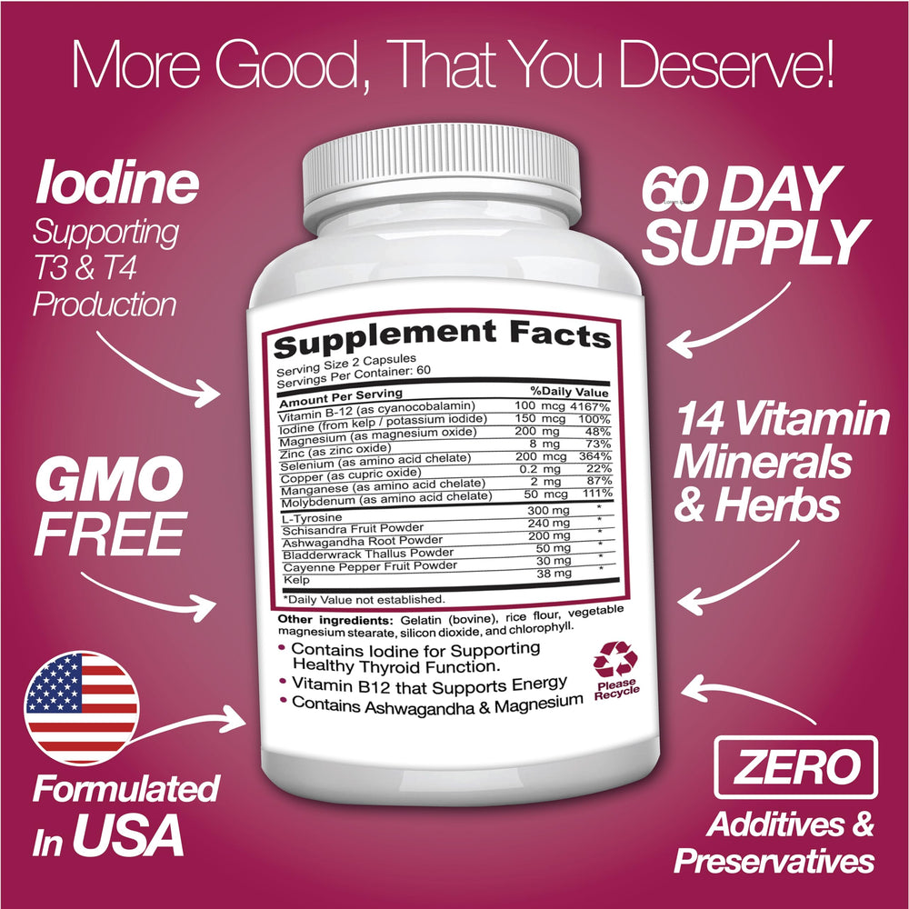 Bottle of capsules on white background