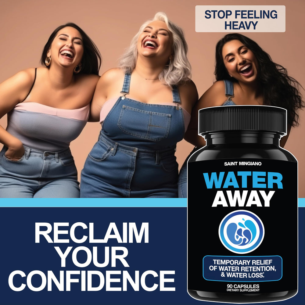 Product pack shot of Saint Mingiano Water Away 90 capsules