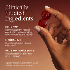 Close-up of Wildberry gummy from SAKARA Serene State