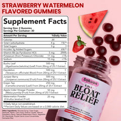 Product packaging for Sakoon Bloating Relief Gummies for Women