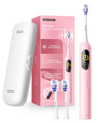 Front view of SAKYPRORAL G5S Pink electric toothbrush
