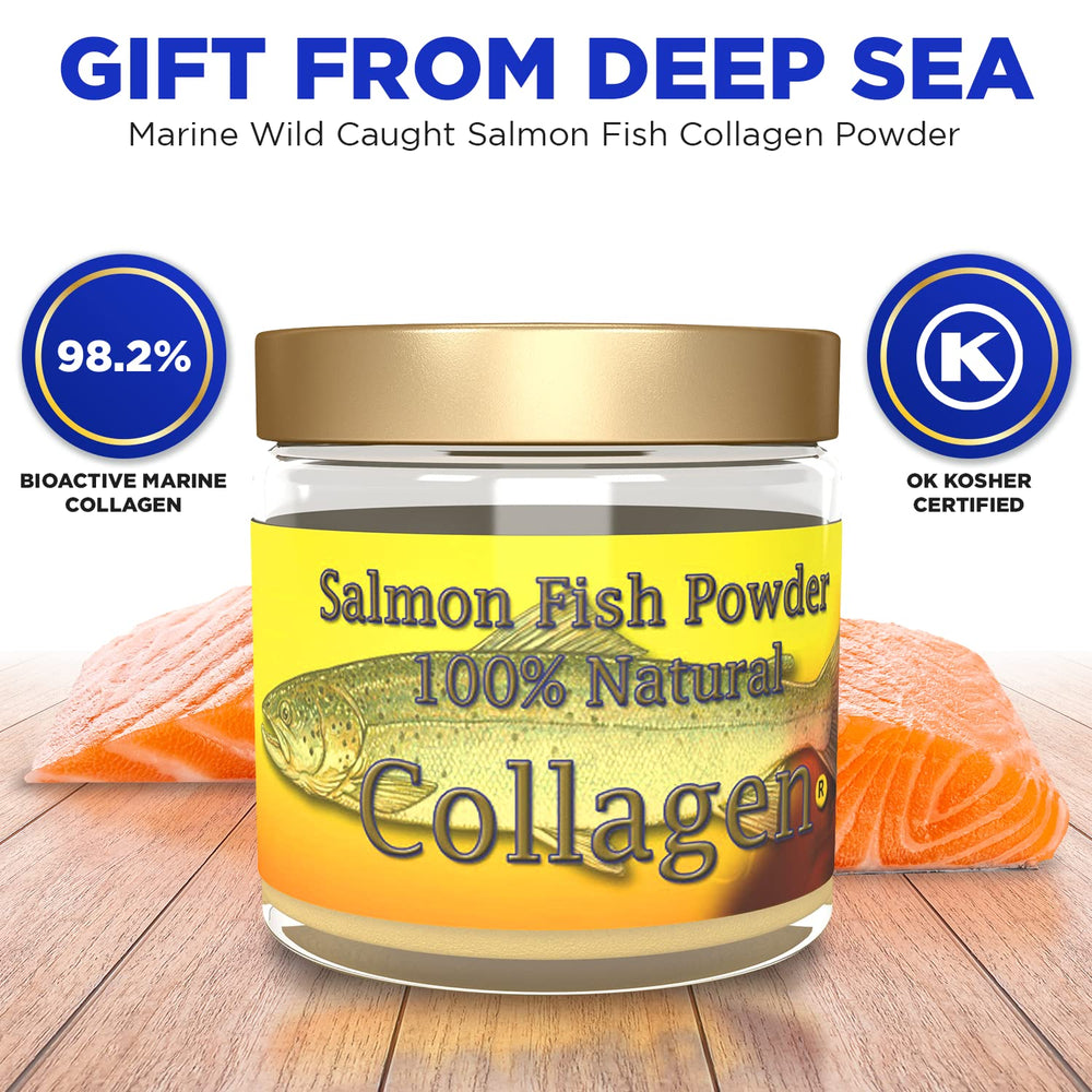 Wild-caught salmon used for Salcoll Collagen production