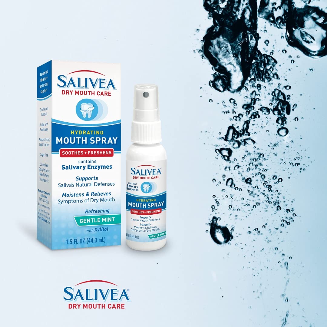 1.5oz SALIVEA Dry Mouth Spray bottle displayed