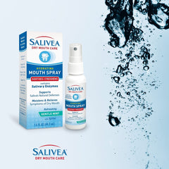 1.5oz SALIVEA Dry Mouth Spray bottle displayed