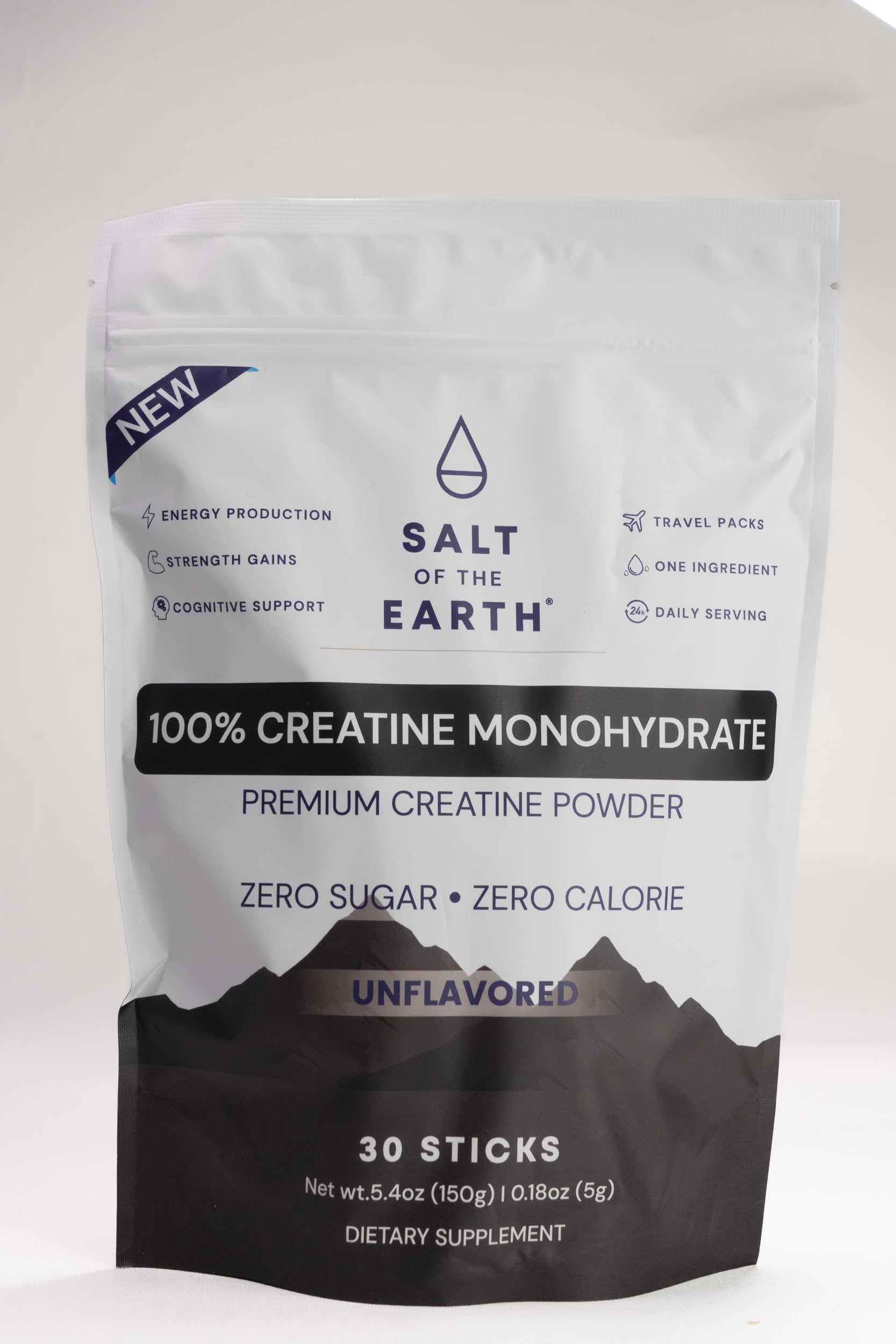 Packaging highlighting gluten-free and keto-friendly attributes