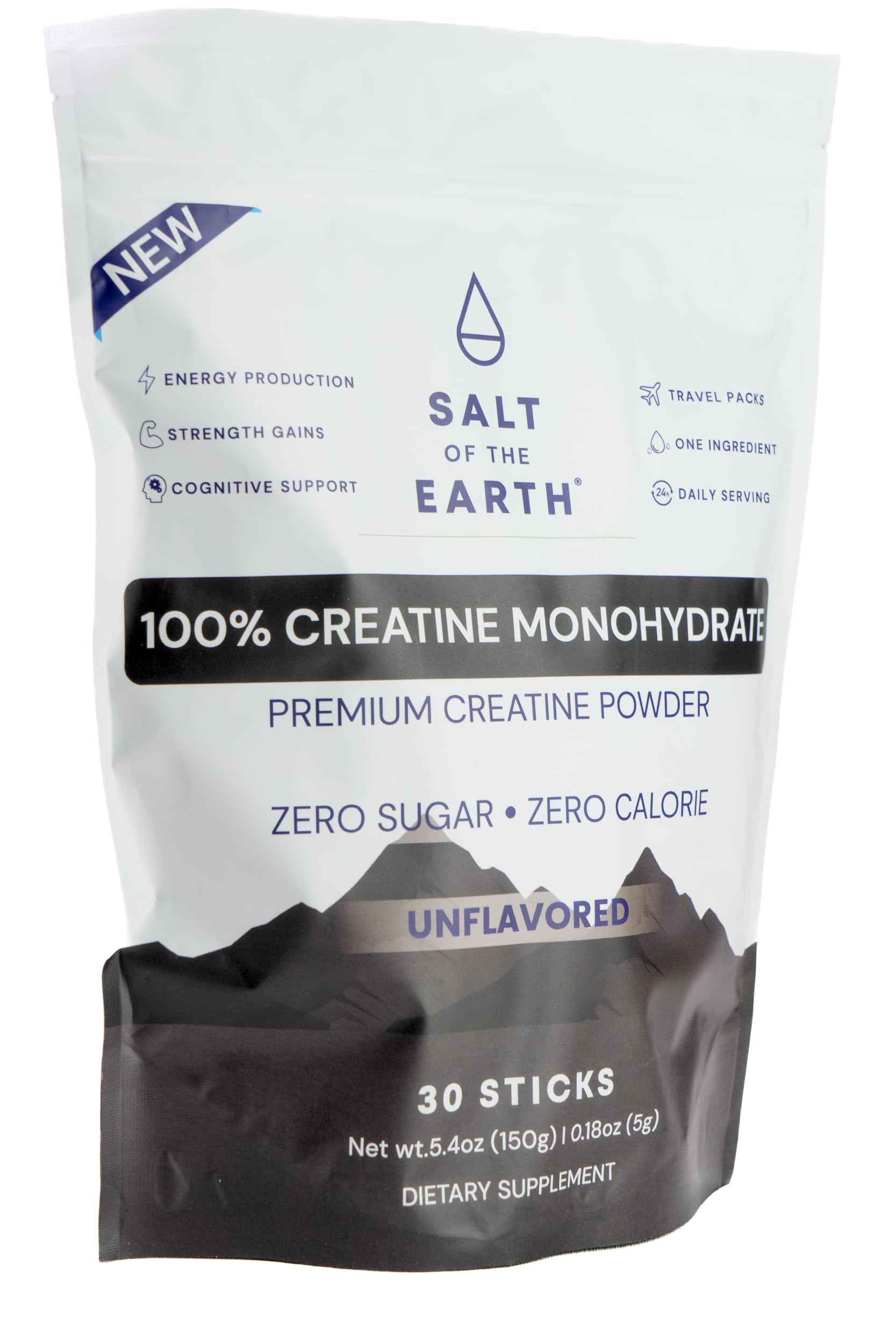 Close-up of Creapure Monohydrate powder in the jar