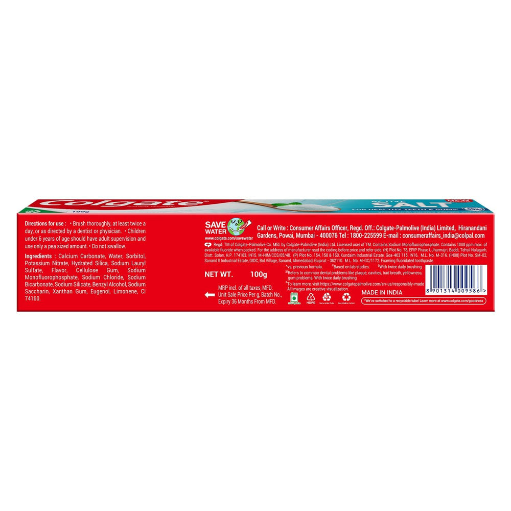 Packaging and size of 100g toothpaste tube