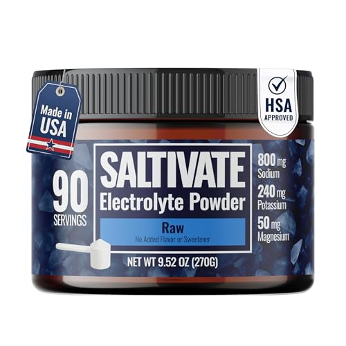 Saltivate Raw Unflavored Electrolytes bottle ready for customizable hydration.