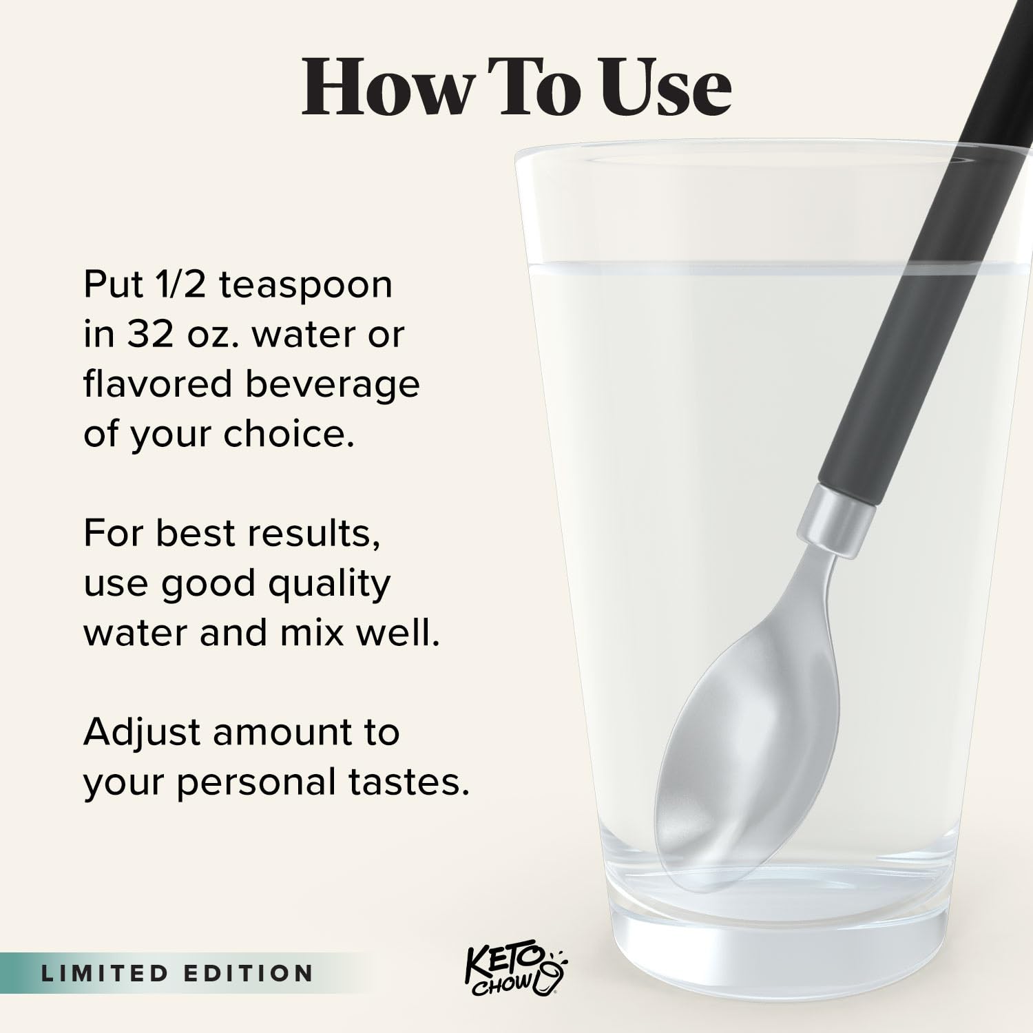 Close-up of SALTT Electrolyte Drops label