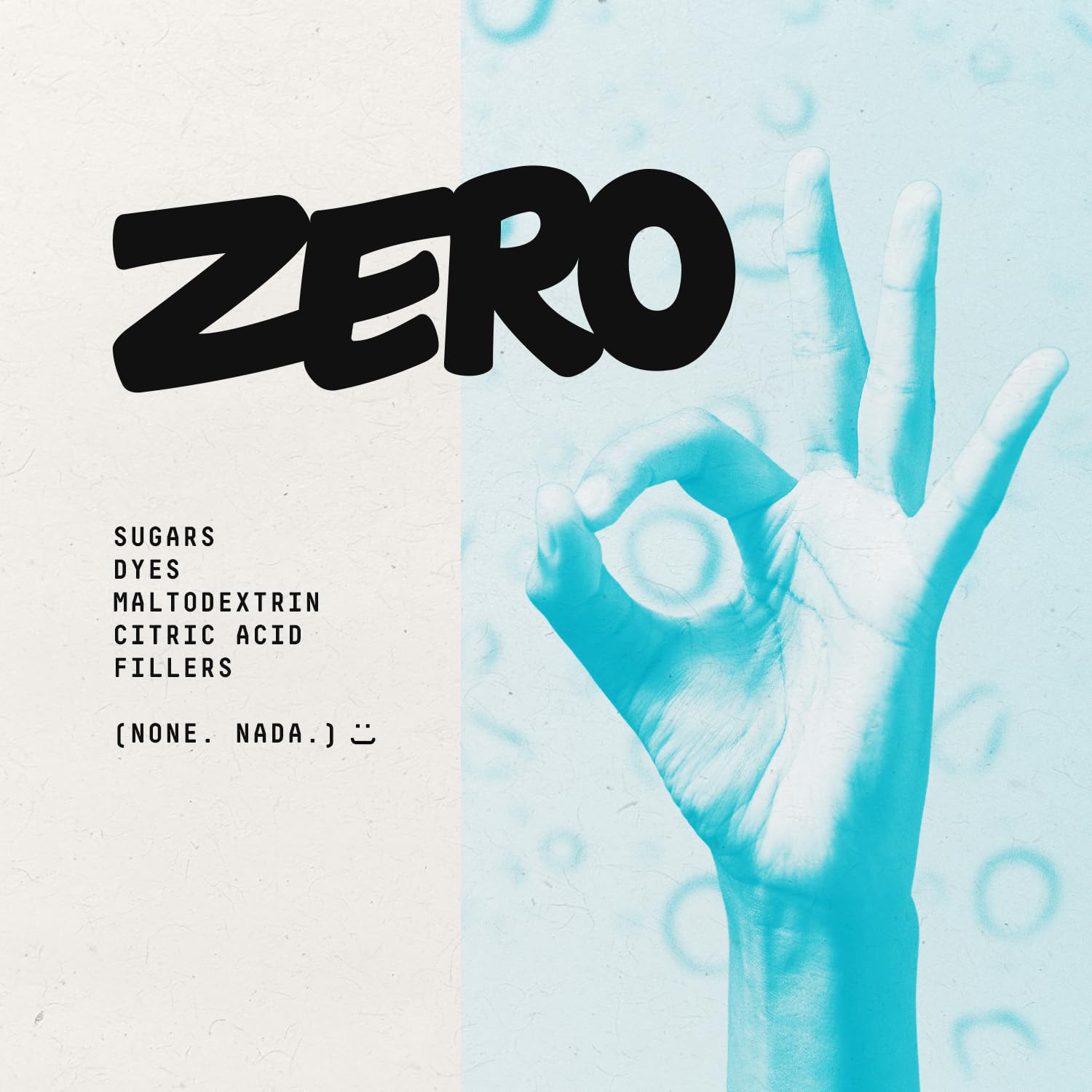 Travel-friendly electrolyte packets layout