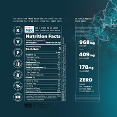 SALTT Electrolytes Variety Pack back label