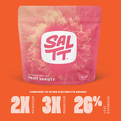 SALTT Electrolytes packaging showcasing Made in USA