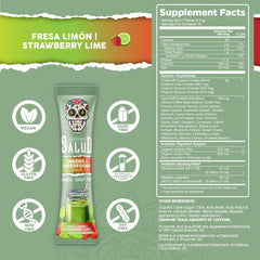 Close-up of TruServ Organic Greens ingredients (20+ fruits and vegetables)